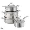 Image 1 : Lagostina 5-Ply Stainless Steel 8-Piece Cookware Set