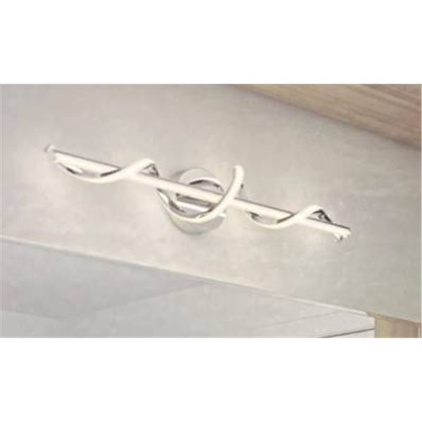 Artika Coda LED Vanity Light, Model VAN-CD5C-C1CH, Chrome Finish