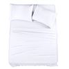 Image 1 : Utopia Bedding 4-Piece Bed Sheet Set – Full – White