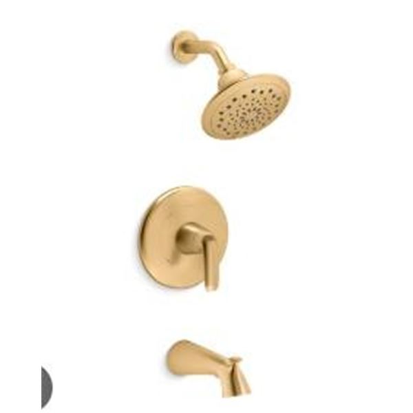Kohler R30439-4G-2MB Avail Bathroom Faucet Set in Modern Brass Finish