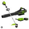 Image 1 : Greenworks Pro 80V 16-Inch String Trimmer and 730 CFM Jet Blower Combo Kit