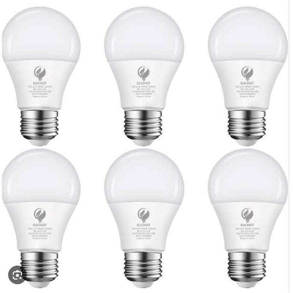 11W A19 Non-Dimmable LED Bulbs, 4×6-Pack, 1100 Lumens