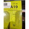 Image 4 : 11W A19 Non-Dimmable LED Bulbs, 4×6-Pack, 1100 Lumens
