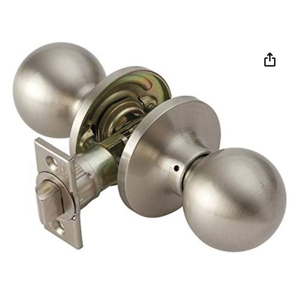 Lot of 6 Safe Lock by Weiser Regina Passage Knob Set,