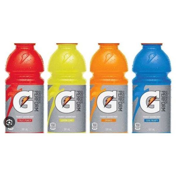 Gatorade 28 Pack, 591 mL Bottles, Assorted Flavors
