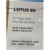 Image 4 : Ove Lotus 60 Surface Wall, Concrete Look, 59.69 x 80.00 in (151.60 x 203.20 cm) – ONE PANEL