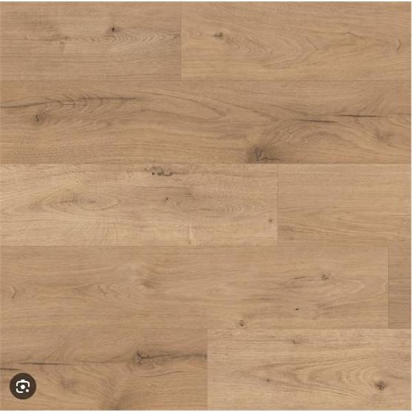 TrafficMaster Riverbed Oak Laminate Wood Flooring, 12 mm Thickness 17.24 SQFT PER BOX – 6 B