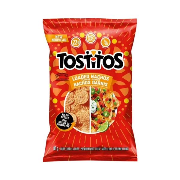 Tostitos Loaded Nachos Snack Size Bags – 36 x 70g