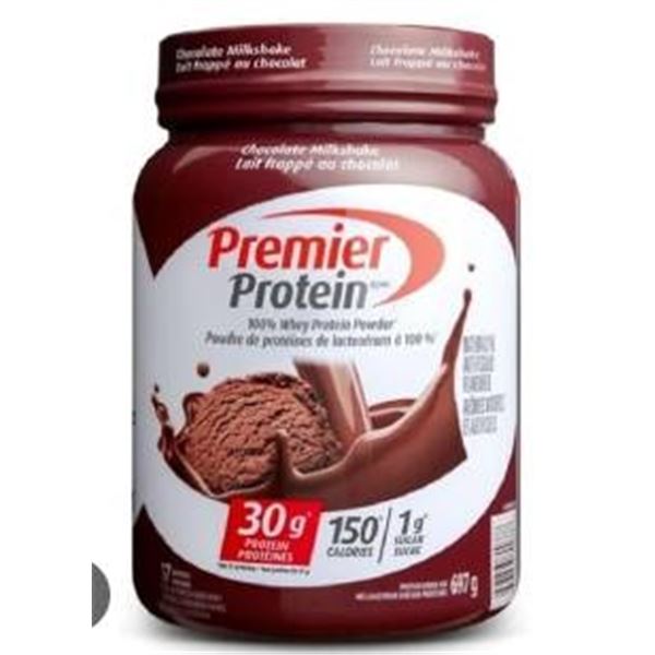 Premier Protein Chocolate Powder, 697g, 30g Protein Per Serving