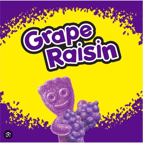 Sour Patch Kids Grape Raisin 154g Candy (12-Pack)