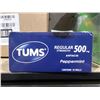 Image 3 : TUMS Regular Strength Antacid, Peppermint, 500 mg, 18 Rolls