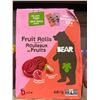 Image 1 : Bear Fruit Rolls Variety Pack 480g – Raspberry and Strawberry Flavors