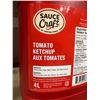 Image 3 : Sauce Craft Tomato Ketchup 4L Bottle by Ventura Foods
