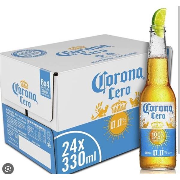 Corona Cero Non-Alcoholic Beer 24 x 330ml Bottles