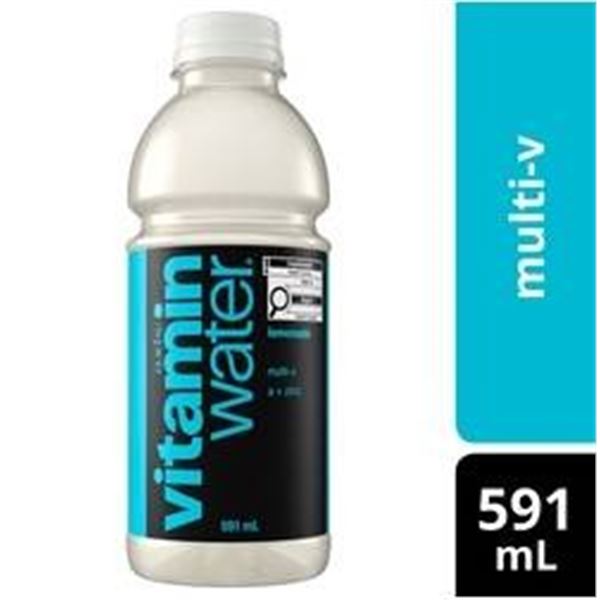 Glaceau VWTR Multi V Lemonade Vitamin Water, 591 mL x 12 Bottles