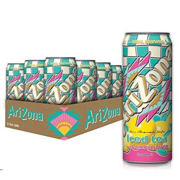 24 x 680mL AriZona Iced Tea with Lemon Flavor