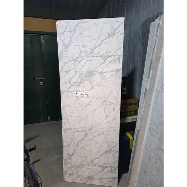 Laminate Countertop, 6’X25.5″ Stone de Azur Finish