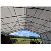 Image 10 : Large FarmTek ClearSpan Tent Covered Building Structure 34' x 76' x 21'10" Tall at the Peak