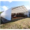 Image 1 : Large FarmTek ClearSpan Tent Covered Building Structure 34' x 76' x 21'10" Tall at the Peak