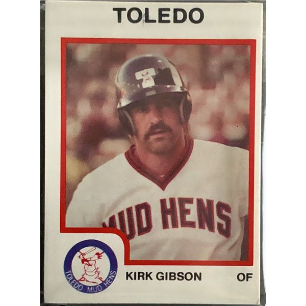 1986 PROCARDS TOLEDO MUD HENS TEAM SET - KIRK GIBSON