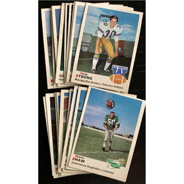1970 O-PEE-CHEE CFL COLLECTION - 20 CARDS