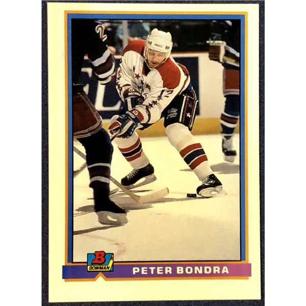 1991-92 BOWMAN PETER BONDRA ROOKIE CARD