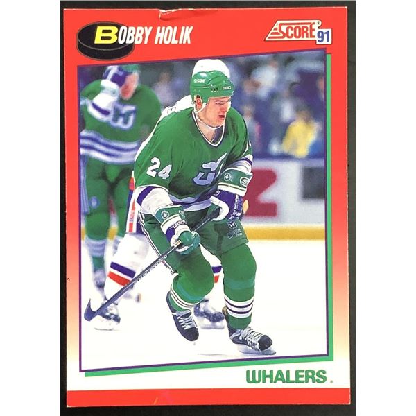 1991-92 SCORE BOBBY HOLIK ROOKIE CARD
