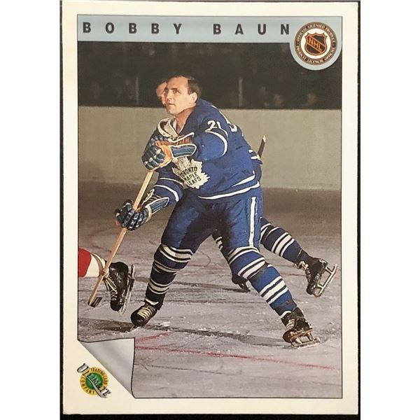1991-92 ULTIMATE ORIGINAL 6 BOBBY BAUN (HOF)