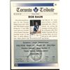 Image 2 : 1991-92 ULTIMATE ORIGINAL 6 BOBBY BAUN (HOF)