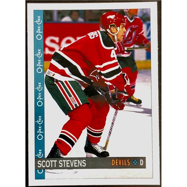 1992-93 O-PEE-CHEE SCOTT STEVENS (HOF)
