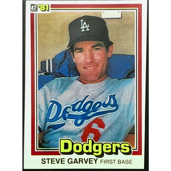 1981 DONRUSS STEVE GARVEY