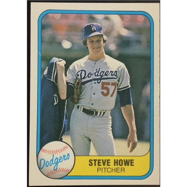 1981 FLEER STEVE HOWE ROOKIE CARD