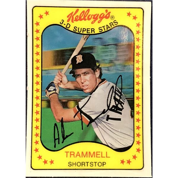 1981 KELLOGG'S ALAN TRAMMELL (HOF)