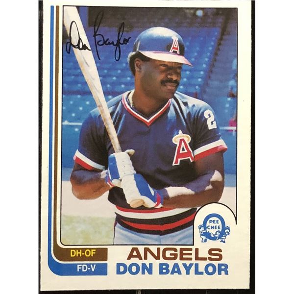1982 O-PEE-CHEE DON BAYLOR