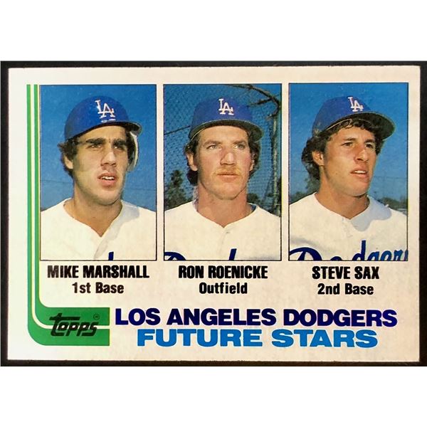 1982 TOPPS STEVE SAX ROOKIE CARD