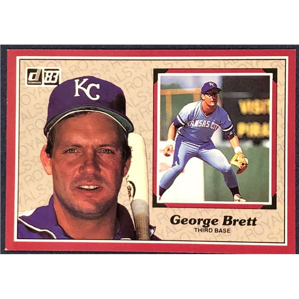 1983 DONRUSS GIANT GEORGE BRETT (HOF)