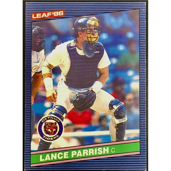 1986 LEAF LANCE PARRISH