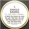 Image 2 : 1988 TOPPS BASEBALL COIN - HAROLD BAINES (HOF)