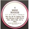Image 2 : 1988 TOPPS BASEBALL COIN - WADE BOGGS (HOF)
