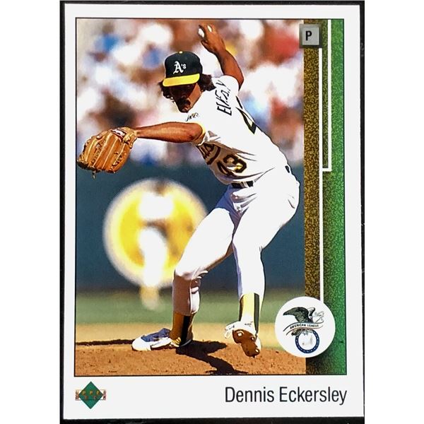 1989 UPPER DECK DENNIS ECKERSLEY (HOF)