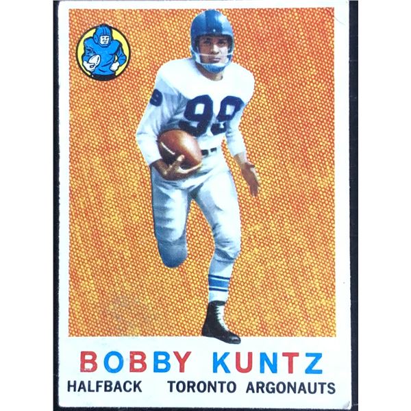 1959 O-PEE-CHEE CFL BOBBY KUNTZ