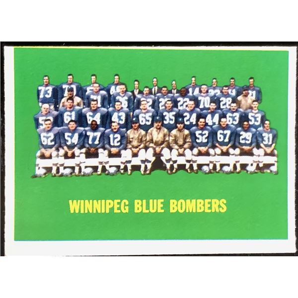 1964 O-PEE-CHEE CFL WINNIPEG BLUE BOMBERS