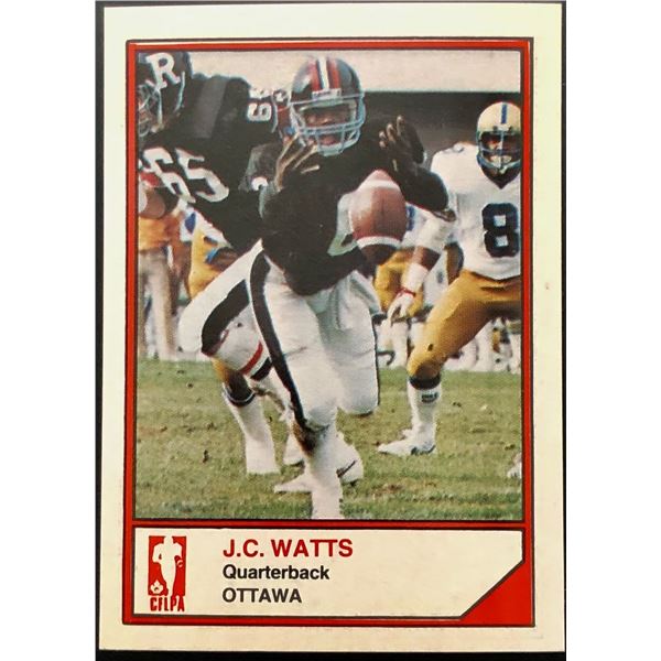 1983 JOGO CFL J.C. WATTS
