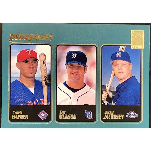 2001 TOPPS TRAVIS HAFNER ROOKIE CARD