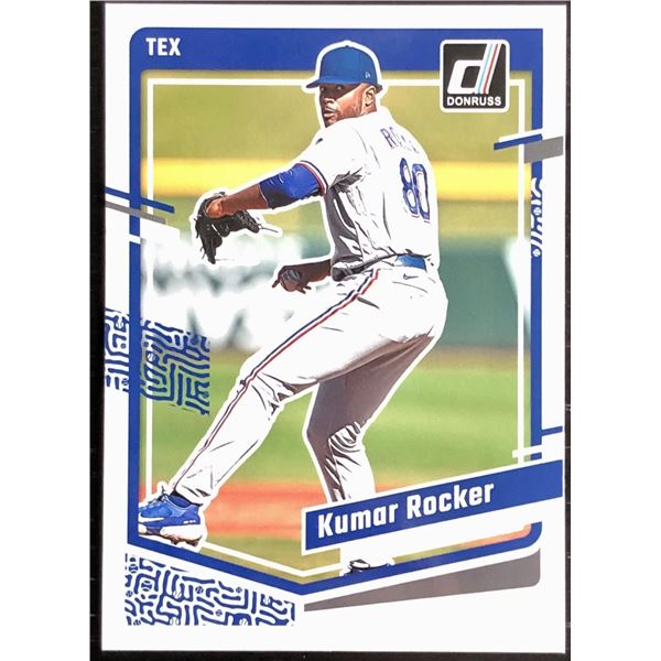 2023 DONRUSS KUMAR ROCKER ROOKIE CARD