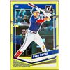 Image 1 : 2023 DONRUSS YELLOW PARALLEL EVAN CARTER ROOKIE CARD