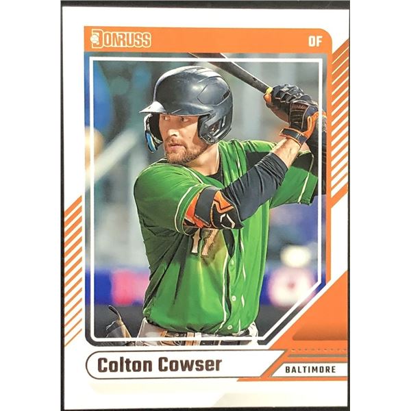 2024 DONRUSS COLTON COWSER ROOKIE CARD