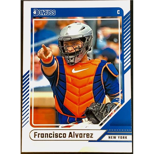 2024 DONRUSS FRANCISCO ALVAREZ ROOKIE CARD