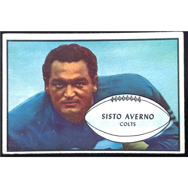 1953 BOWMAN NFL SISTO AVERNO