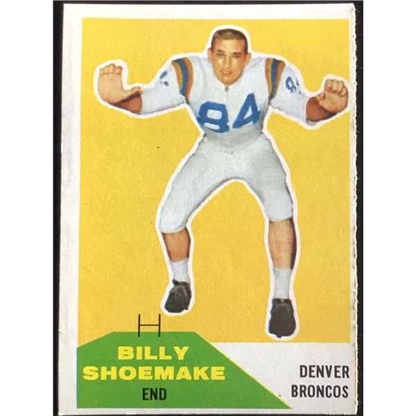 1960 FLEER BILLY SHOEMAKE ROOKIE CARD